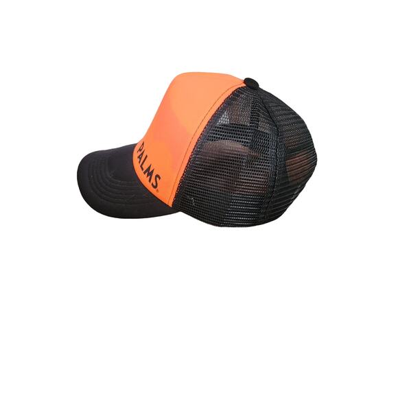 Palms Casino Orange‎ Trucker Hat Nwot - Picture 2 of 6
